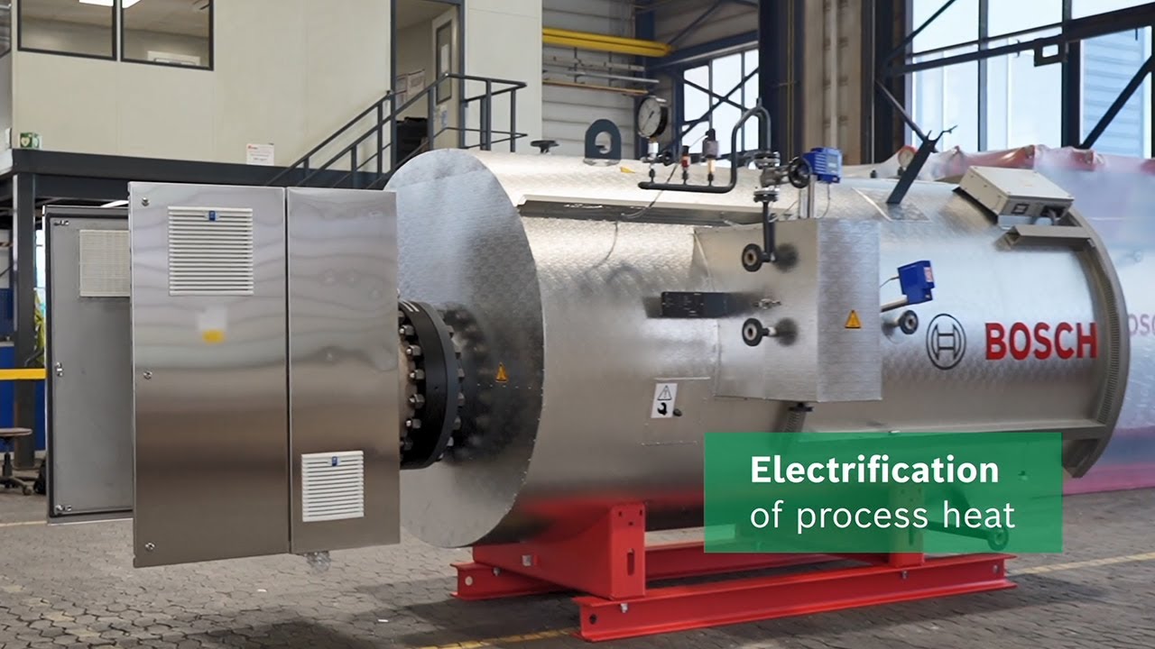 100% electric, zero emissions: The new ELSB electrical steam boiler from Bosch