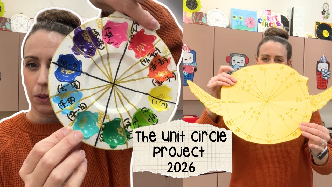 Teaching the Unit Circle: Creative Project Ideas + Full Unit Breakdown