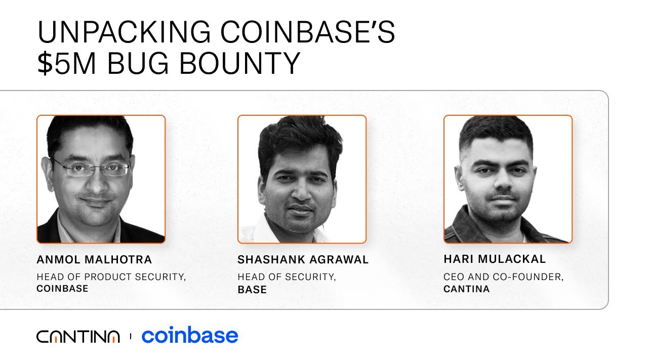 Inside Coinbase’s $5M Bug Bounty on Cantina | Cantina TV
