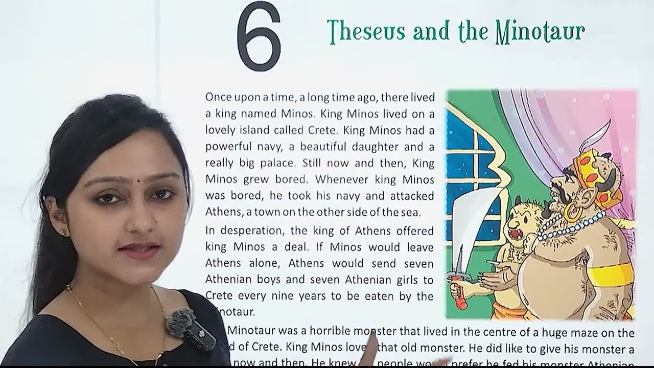 JPEN BOOKS | ENGLISH-7 | CH-6 : THESEUS AND THE MINOTAUR