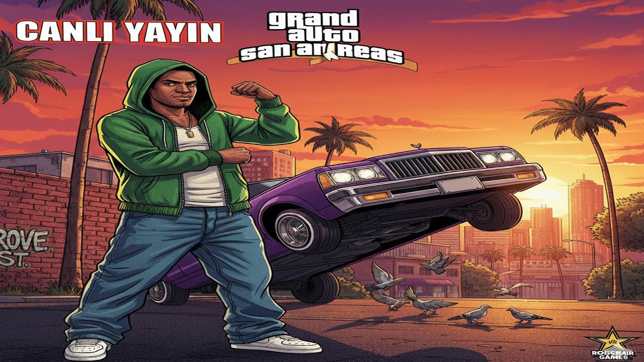 GTA SAN  ANDREAS OYNUYORUZ ! - Live Stream - # 1