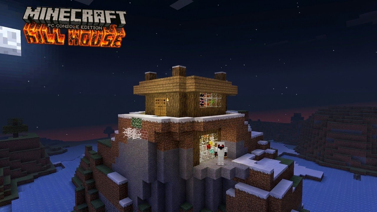 Hidden Hill Base & Basement House Build ᴸᵒⁿᵍᵖˡᵃʸ // Minecraft 「No Commentary」
