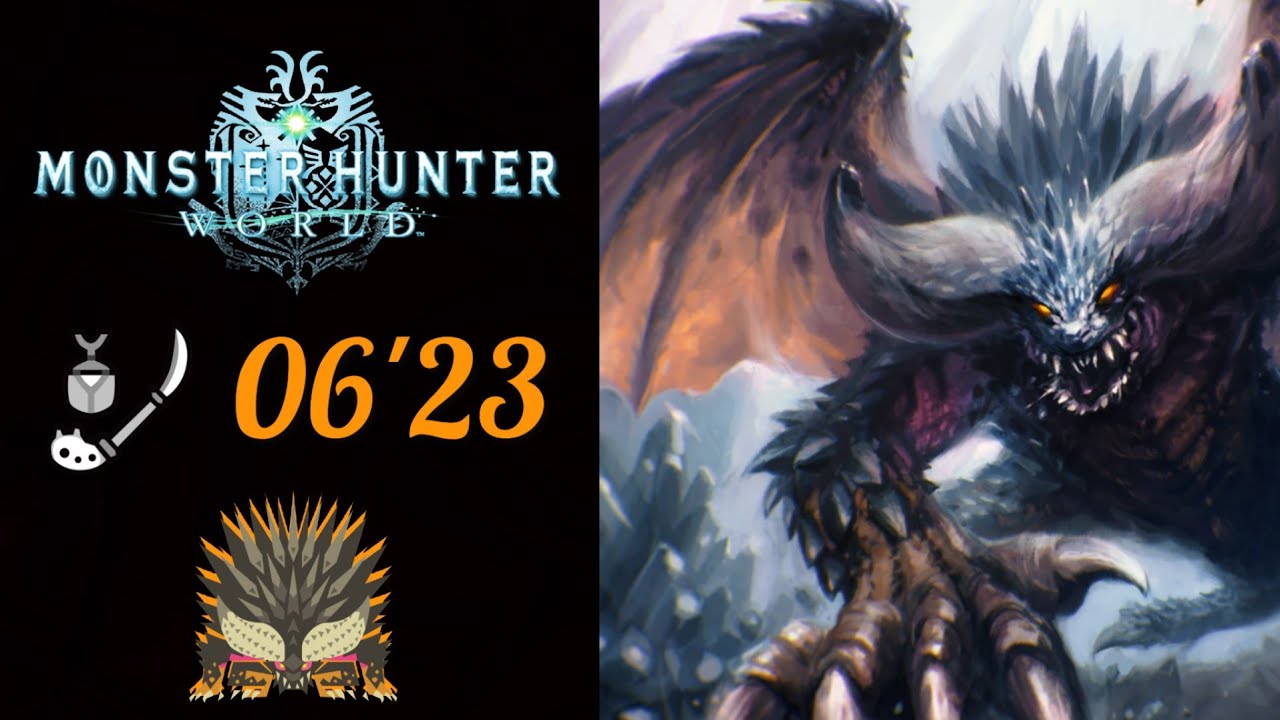 MHWorld | (06'23) Arch Tempered Nergigante Insect Glaive solo - 歴戦王ネルギガンテ