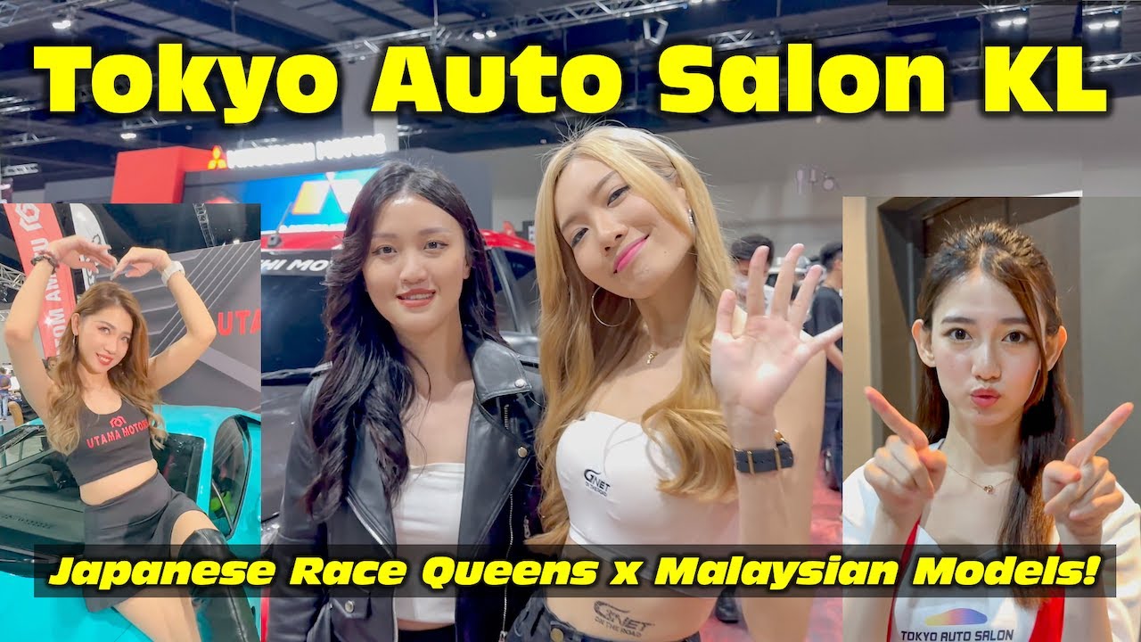 Japan Race Queens x Malaysian Models at the Tokyo Auto Salon KL 2023
