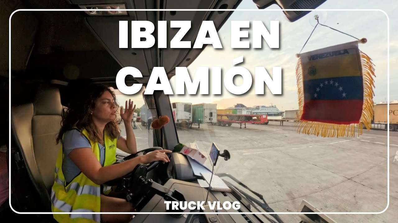NUNCA había ido a IBIZA... Y FUI EN TRAILER! || CONTENEDOR, FERRY Y NERVIOS.