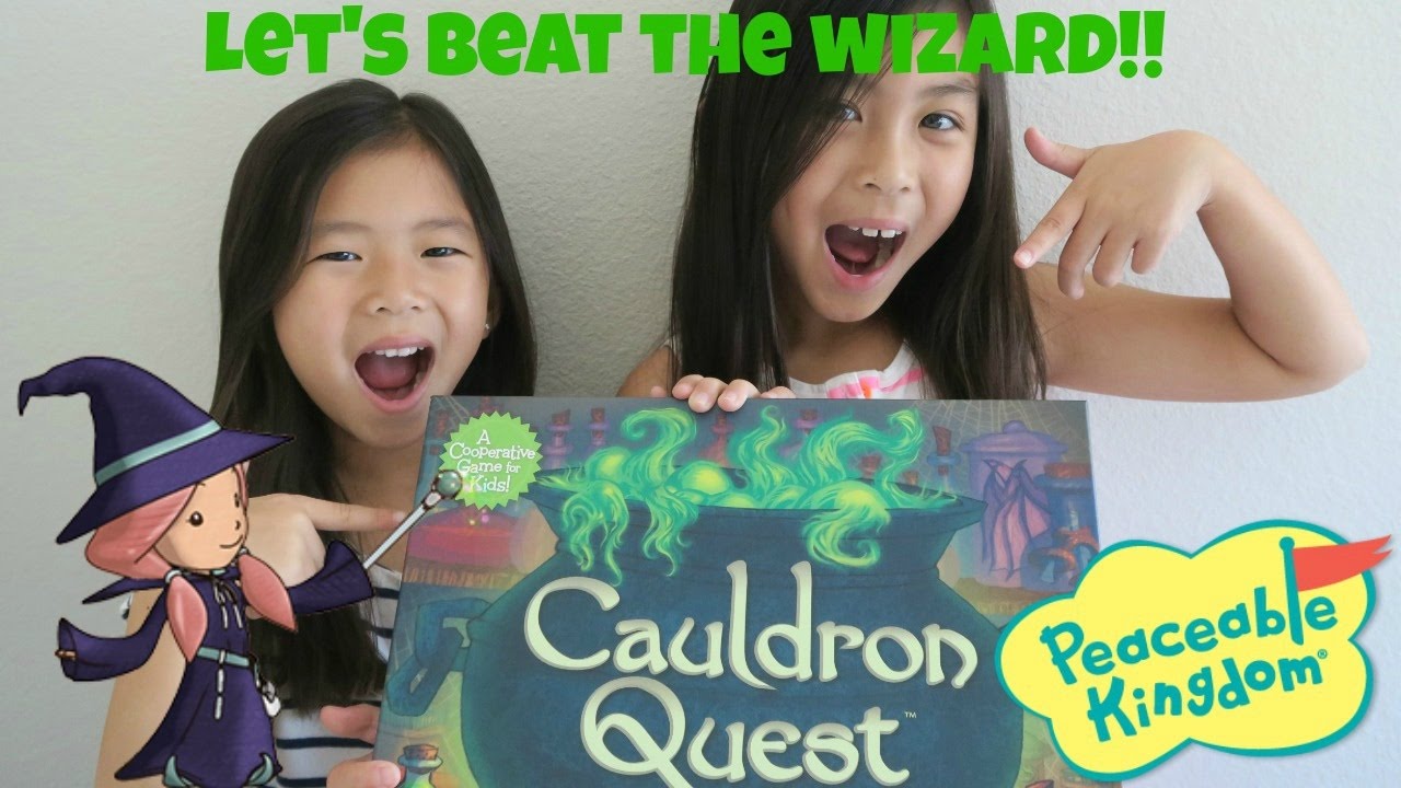 Let's Beat the Wizard!! | Cauldron Quest by Peaceable Kingdom Unboxing and Demonstration