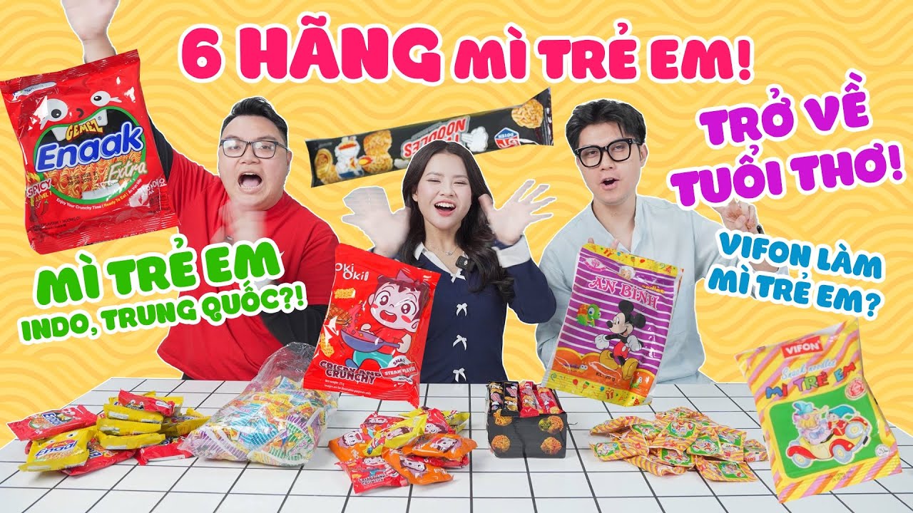 Team UT: &ldquo;Đại chiến&rdquo; M&Igrave; TRẺ EM c&aacute;c h&atilde;ng nước ngo&agrave;i & Việt Nam! 