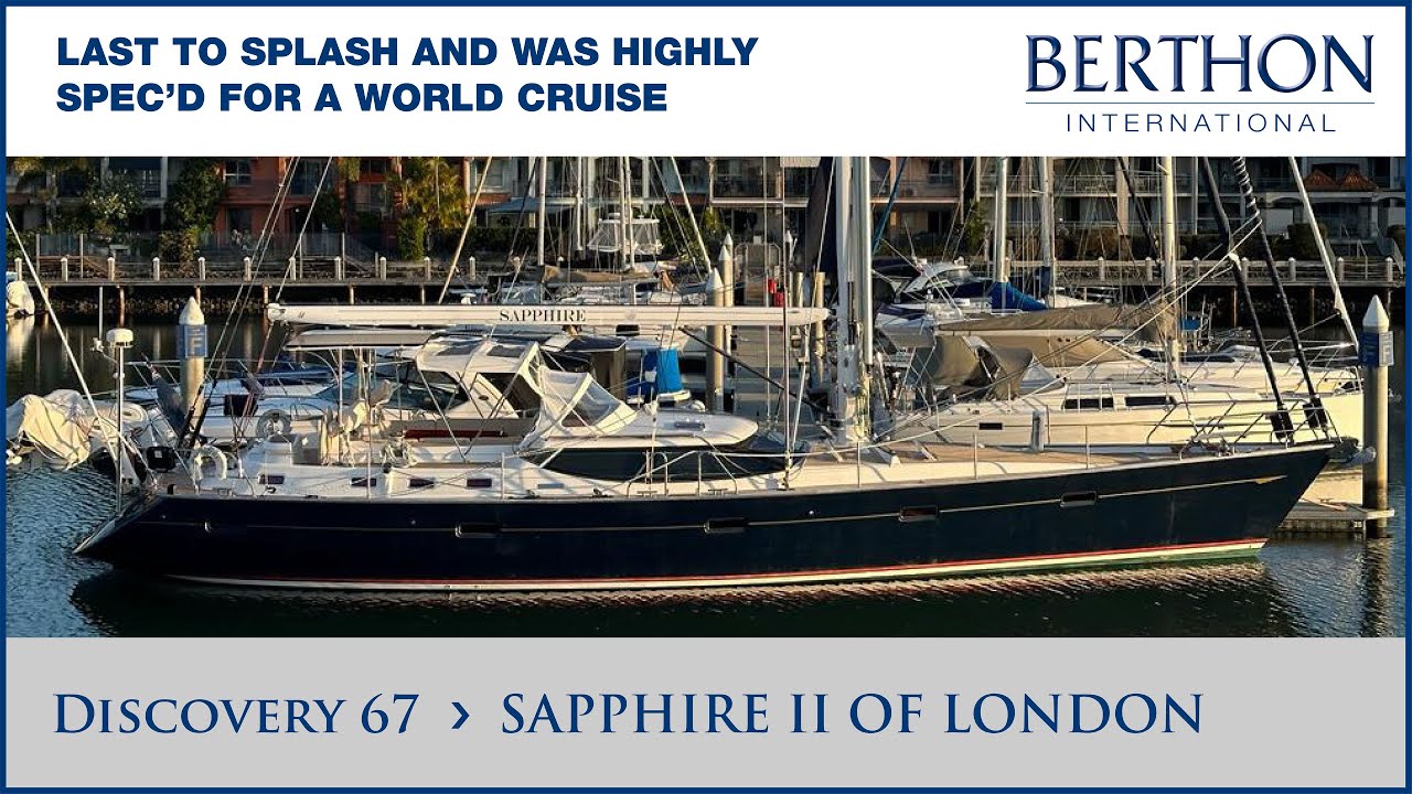 Discovery 67 (SAPPHIRE II OF LONDON), with Sue Grant - Yacht for Sale - Berthon International (1)