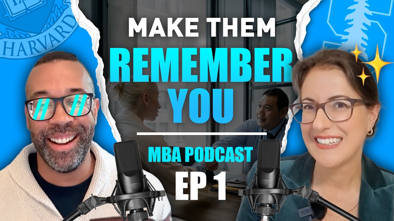 How to Impress MBA Admission Officers in Events | MBA Podcast EP1