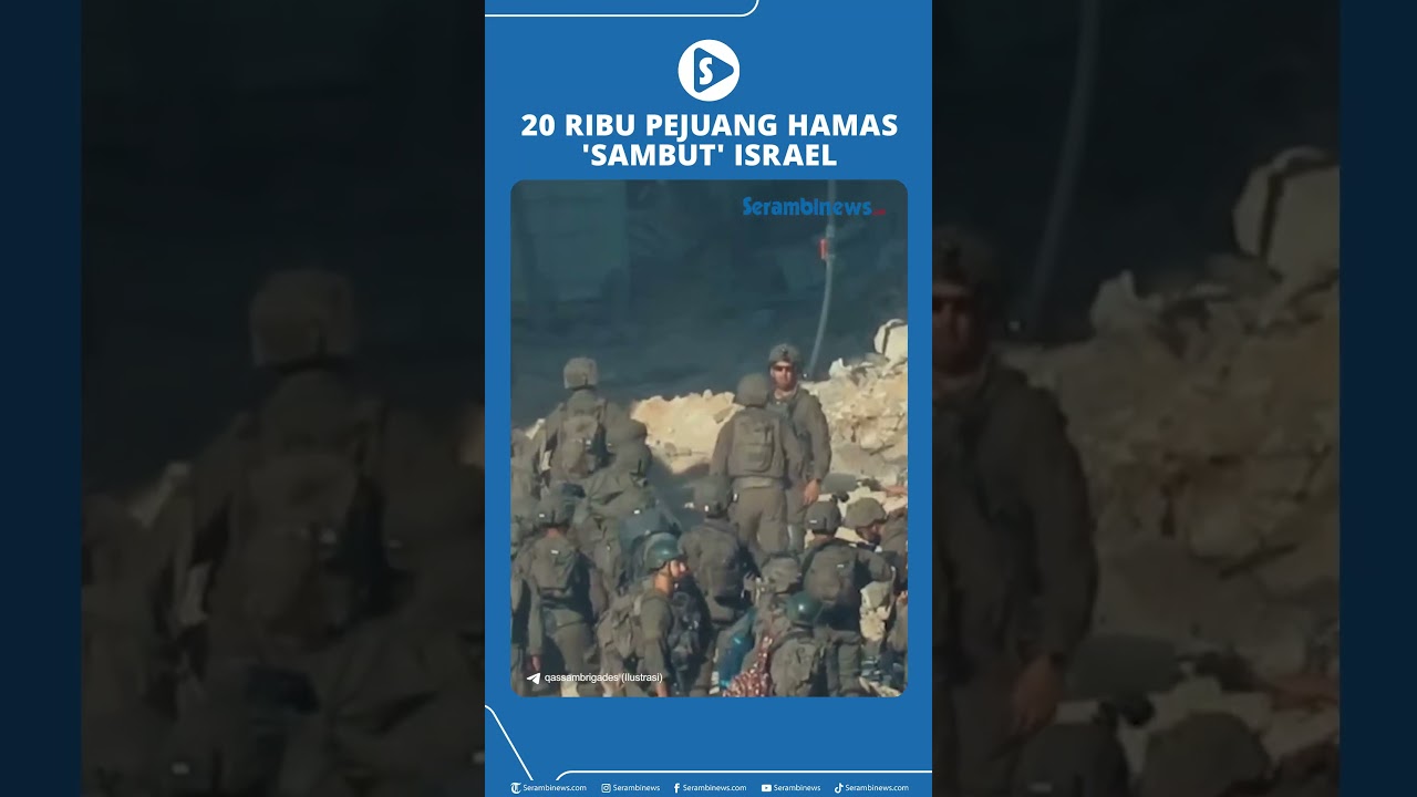 20 Ribu Pejuang Hamas 'Sambut' Israel