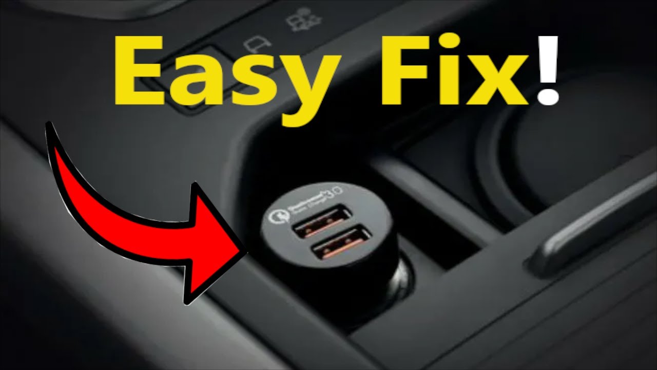Car Charging Port Not Working, Easy Fix!