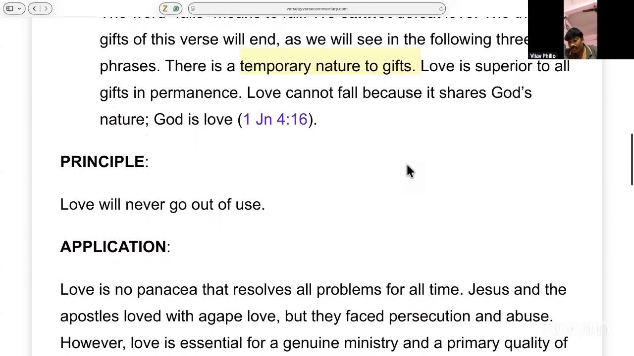 CHARACTERISTICS OF BIBLICAL LOVE III