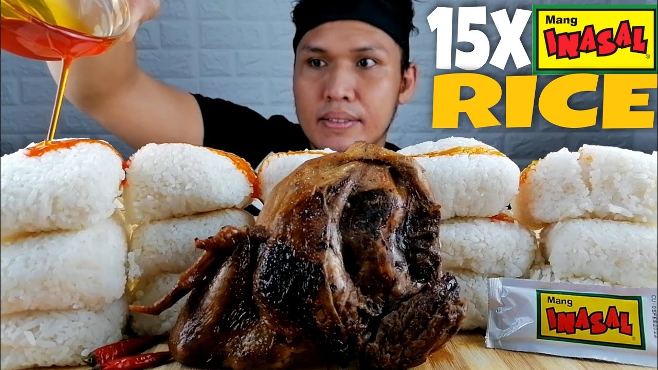 MANG INASAL 15 CUPS OF RICE VS 1 PIECE CHICKEN INASAL | MUKBANG PHILIPPINES | COLLAB @JUSTLAFAM