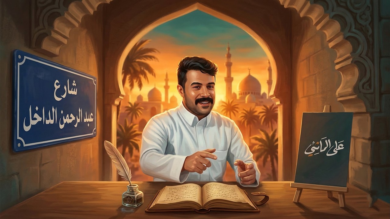 معجب القحطاني على الماشي شارع عبد الرحمن بن معاويه