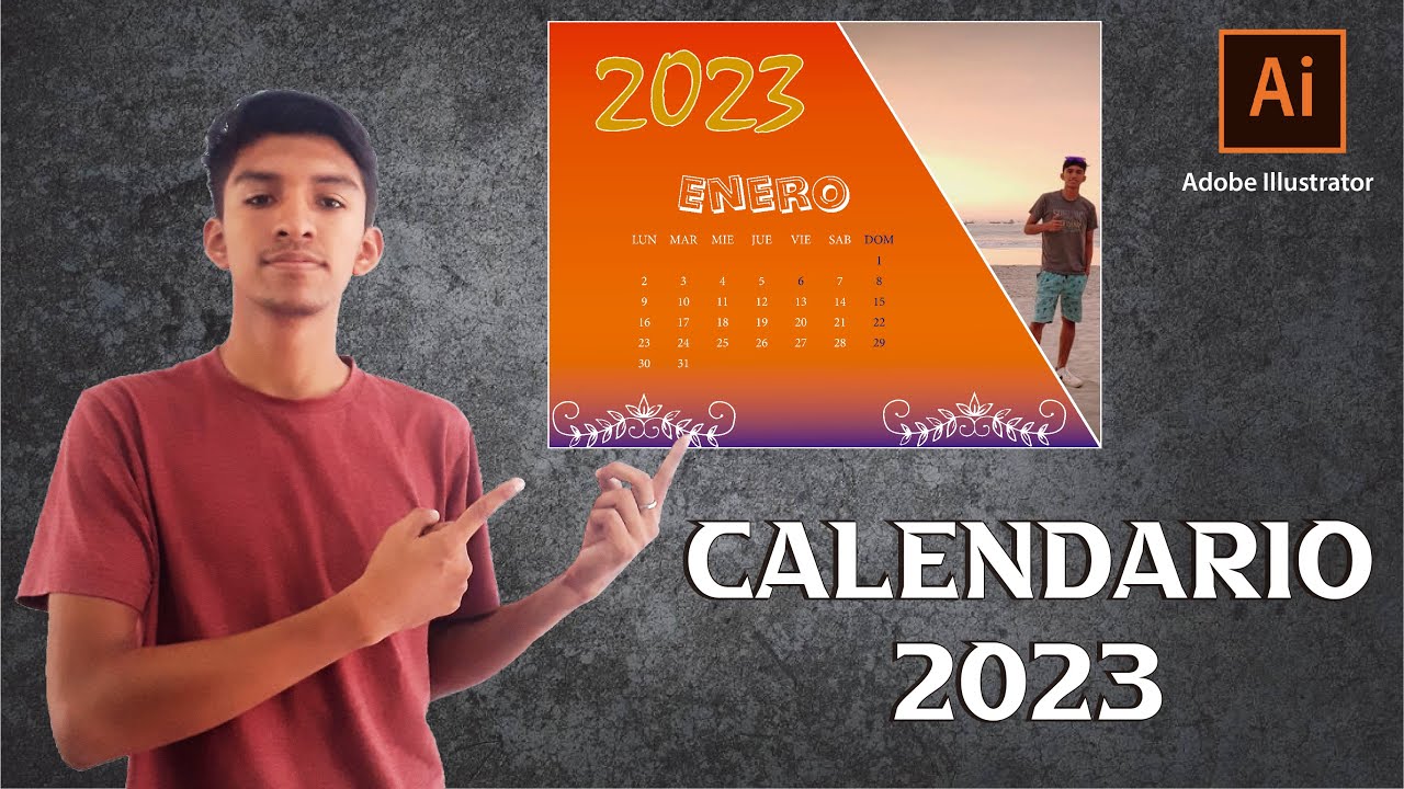 Cómo hacer un CALENDARIO en ADOBE ILLUSTRATOR