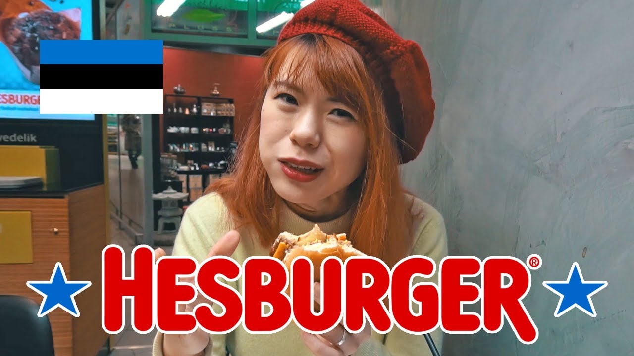 Korean Tries Hesburger for the first time in Tallinn