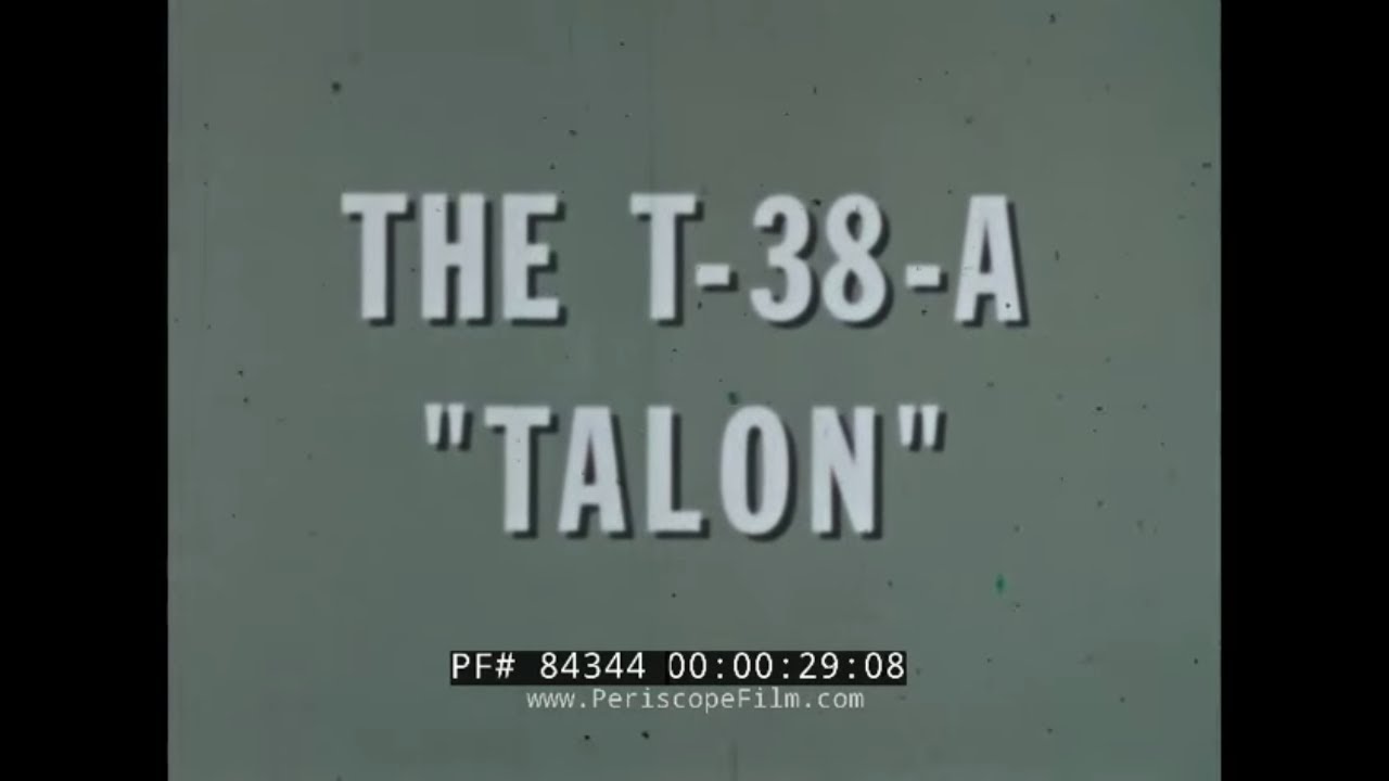 ПОЛЕТ ПО ПРИБОРАМ НА УЧЕБНОМ САМОЛЕТЕ T-38A TALON, ФИЛЬМ ВВС США 84344
