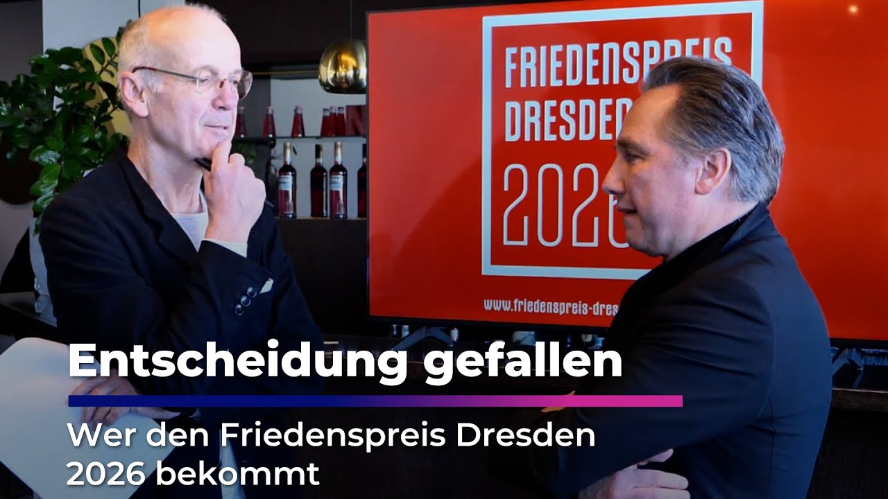 Friedenspreis 2026: Preistr&auml;gerin steht fest I Sachsen Fernsehen