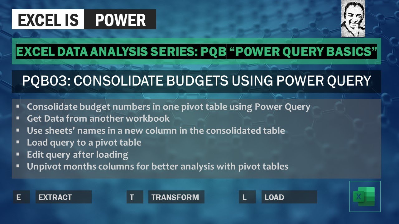 PQB03 | Объединение бюджета из нескольких листов в один отчёт | PQB | Основы Power Query