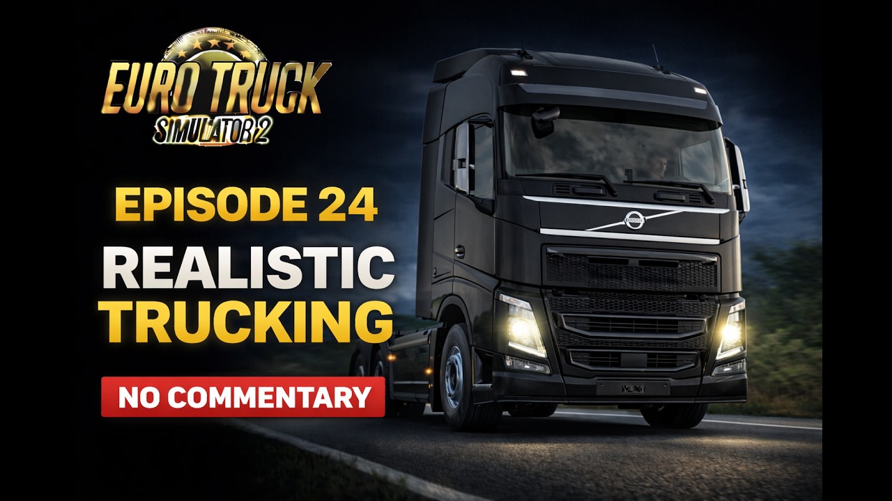 ETS2 Episode 24 | Chill Driving & Realistic Deliveries | NO COMMENTARY