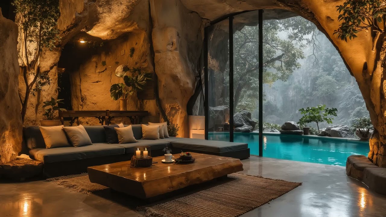 Soothing Rain & Piano 🌲 Drift Off Naturally into Deep Sleep with Gentle, Healing Night Ambience