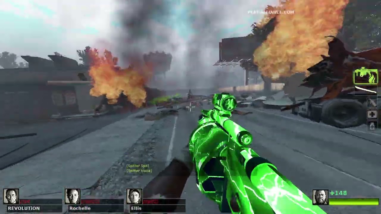 Playing Some L4D2 Alliance America COOP+ Server