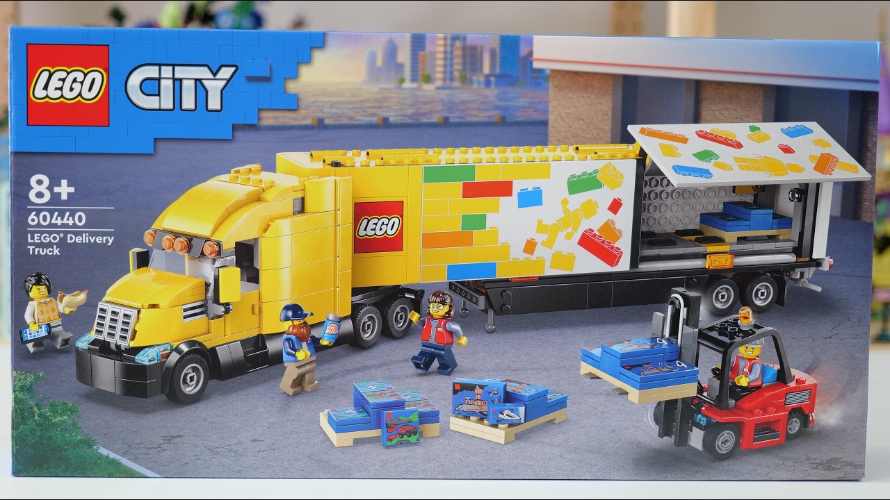LEGO City 60440 Грузовик доставки LEGO – Обзор скоростной сборки LEGO