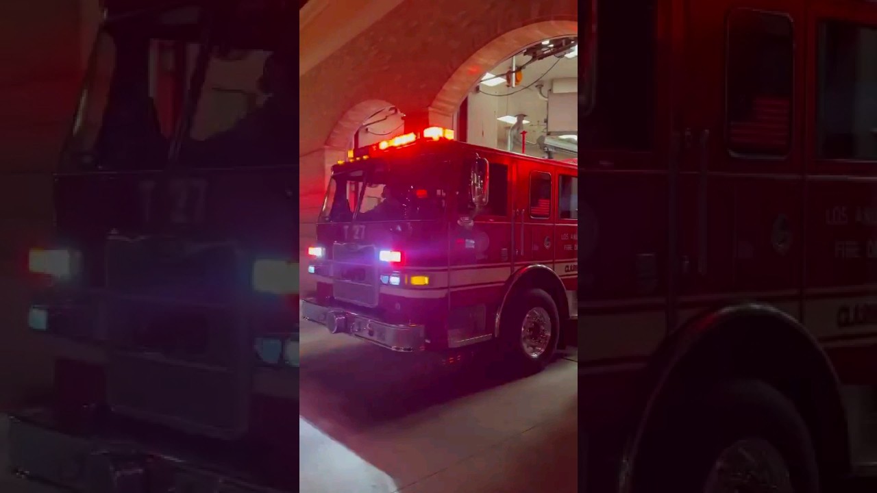 LAFD Light Force 27 Responding