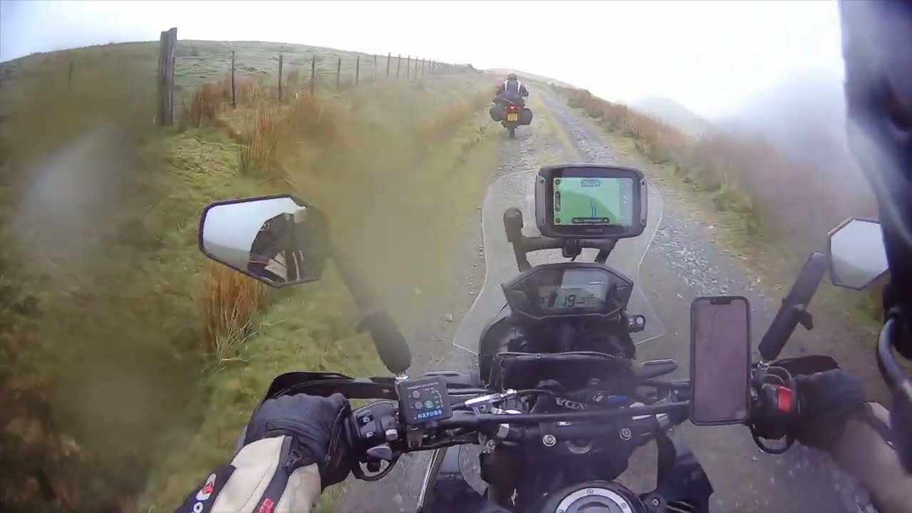 Riding the TET in Wales - Bomber Lane  Barmouth
