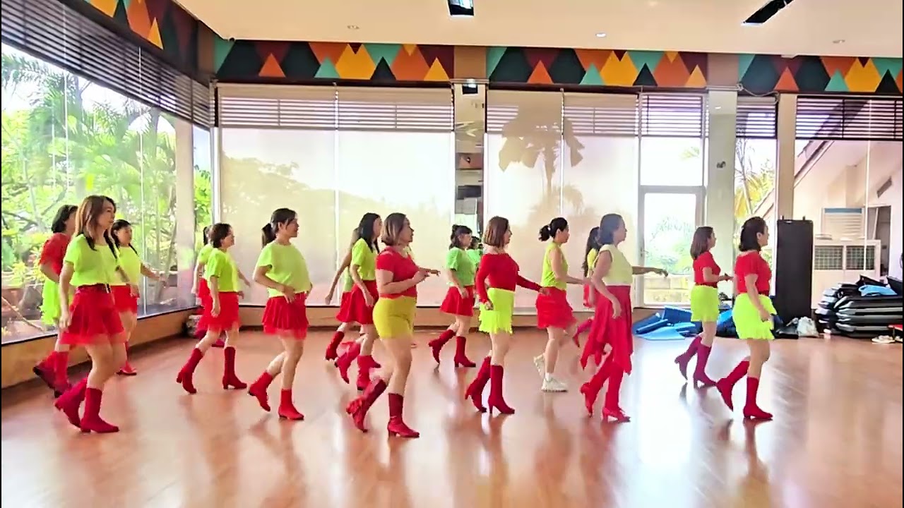 Move Like Fire Line Dance // Improver // Demo-Recofit LD