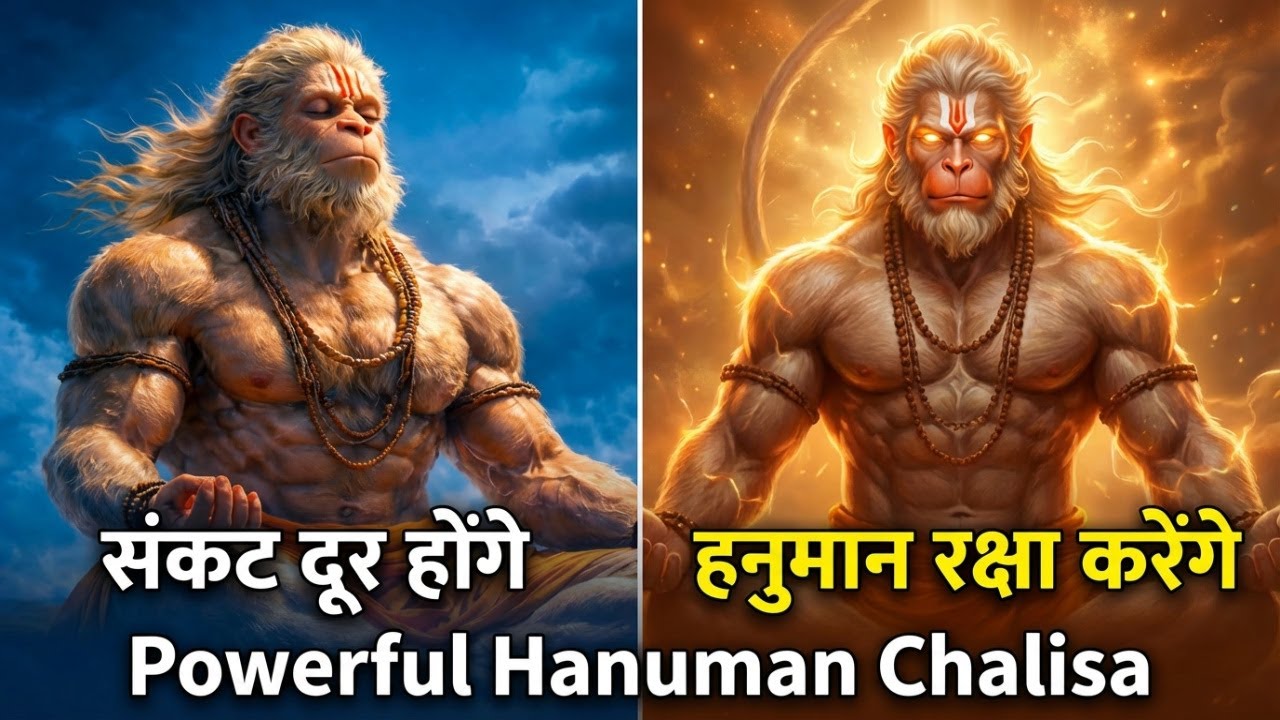हनुमान चालीसा | Powerful Healing Hanuman Chalisa | मन की शांति और शक्ति के लिए