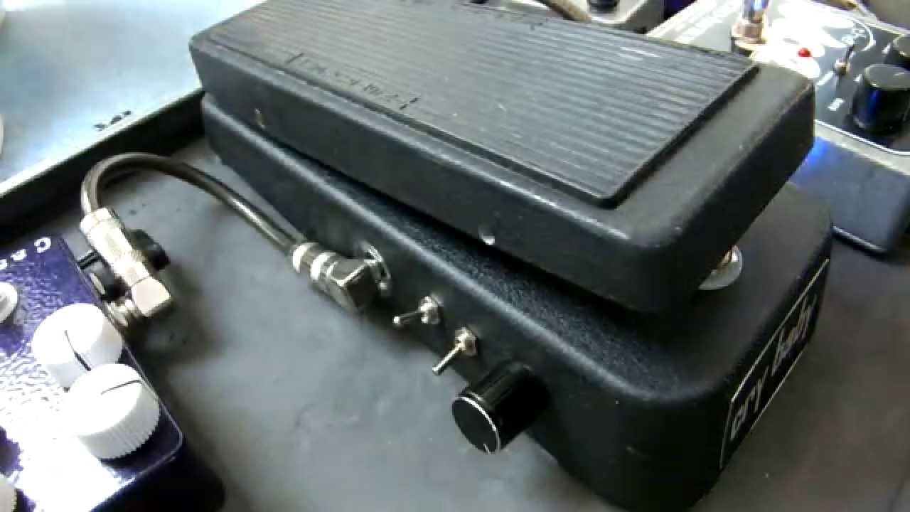 Dunlop GCB95, мод Crybaby Wah'l'Again, мастерская MSM