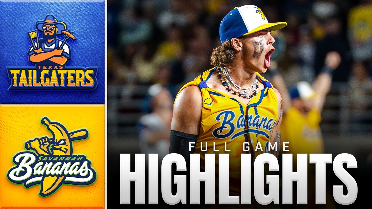 Savannah Bananas vs Texas Tailgaters SEASON OPENER Highlights!