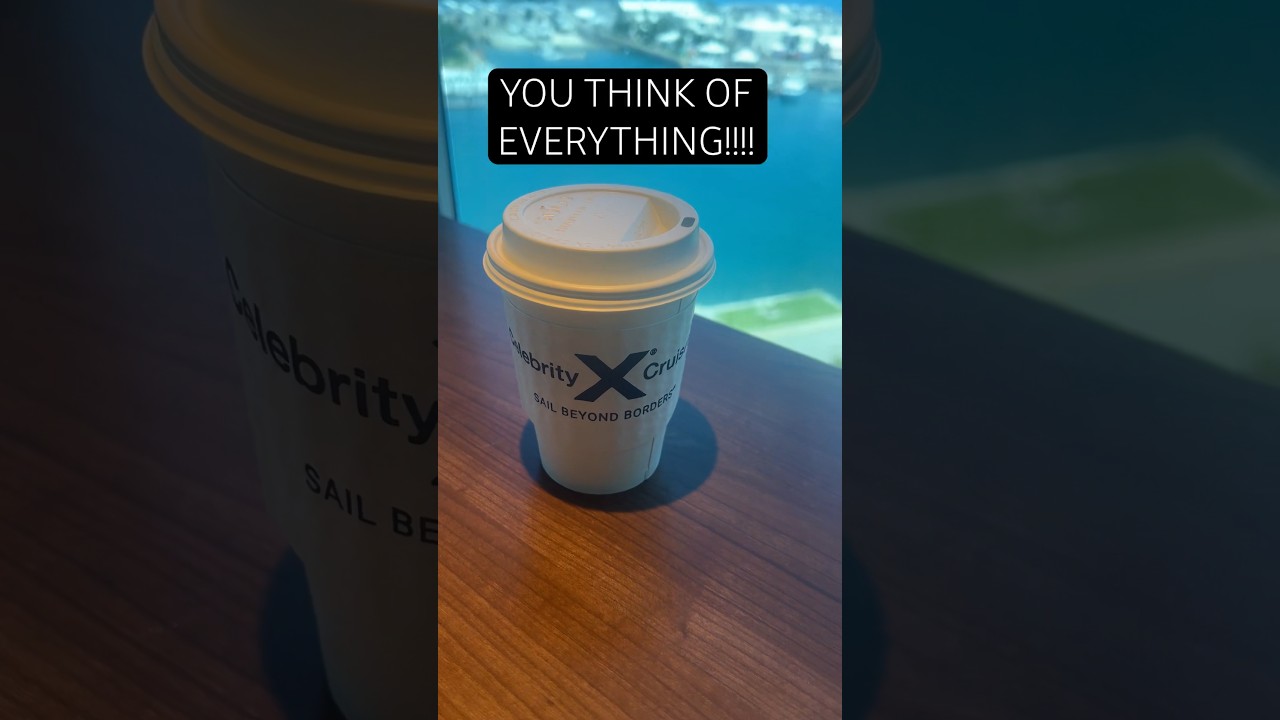 CELEBRITY CRUISE LINES coffee Cups!!!💖 #celebritycruise #celebritycruises #cruisevacation