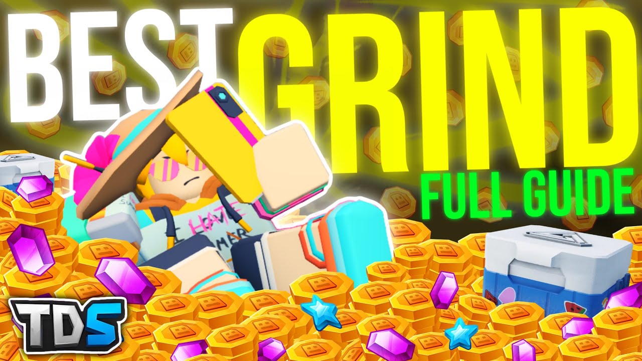 (FULL GUIDE) NEW EASY BEST FAST SOLO GRIND - GET Summer Crates FAST! (TDS ROBLOX)