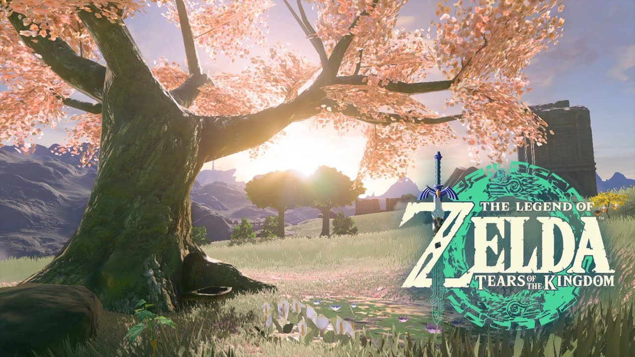 🌸 Hyrule Field Cherry Blossom Tree｜Tears of the Kingdom｜ZELDA Ambience｜Relaxing Zelda BGM