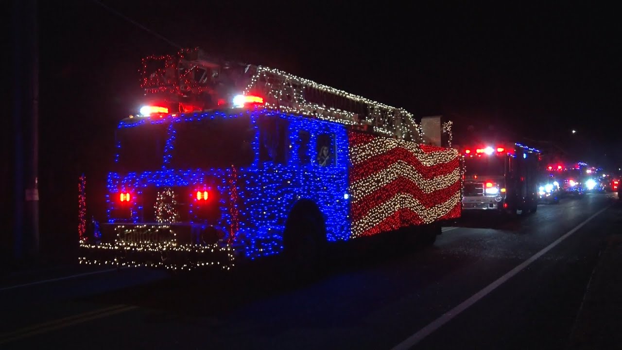 2025 Yaphank NY Fire Department Christmas Parade 12/6/25