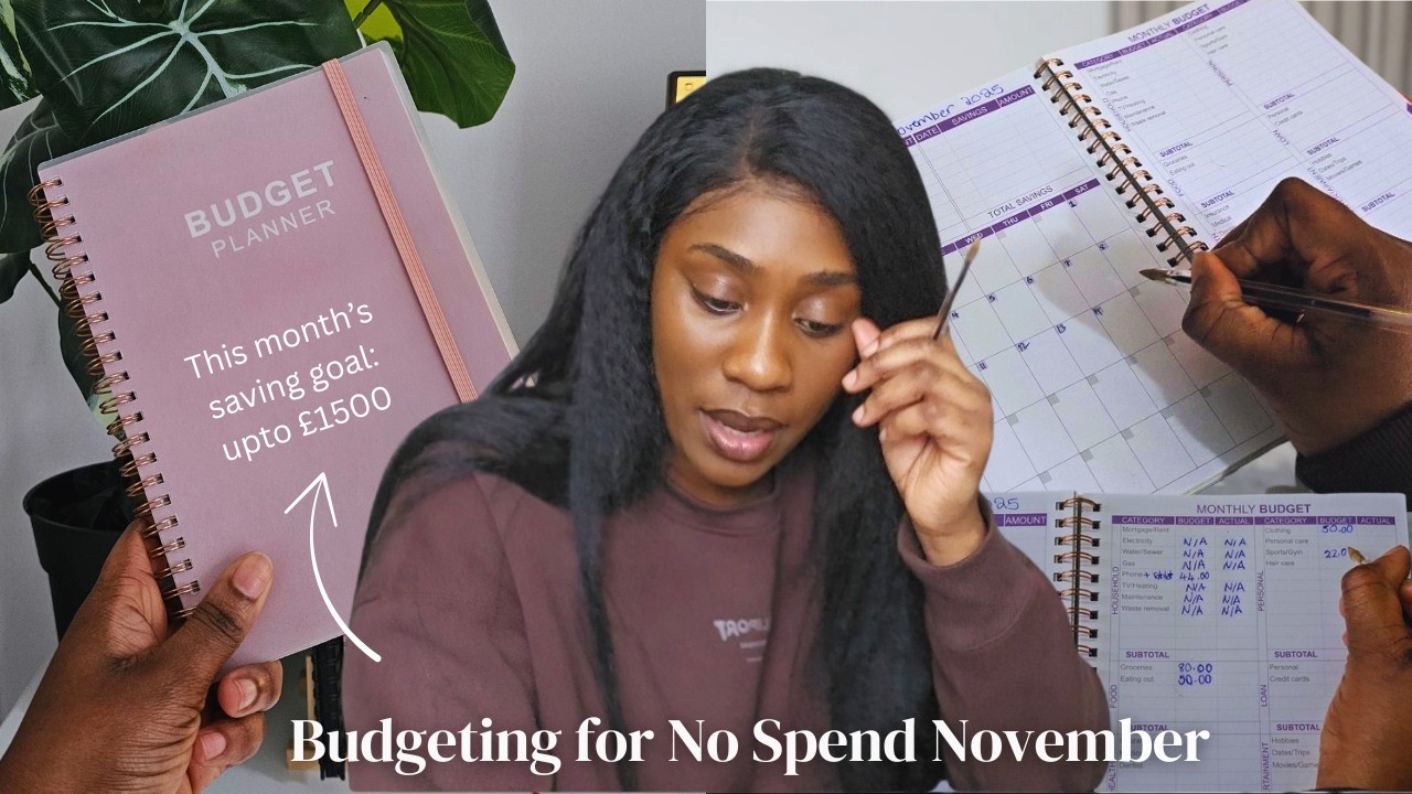 Budgeting my income for November 2025 | How I’m Budgeting to Save More Than Ever This November