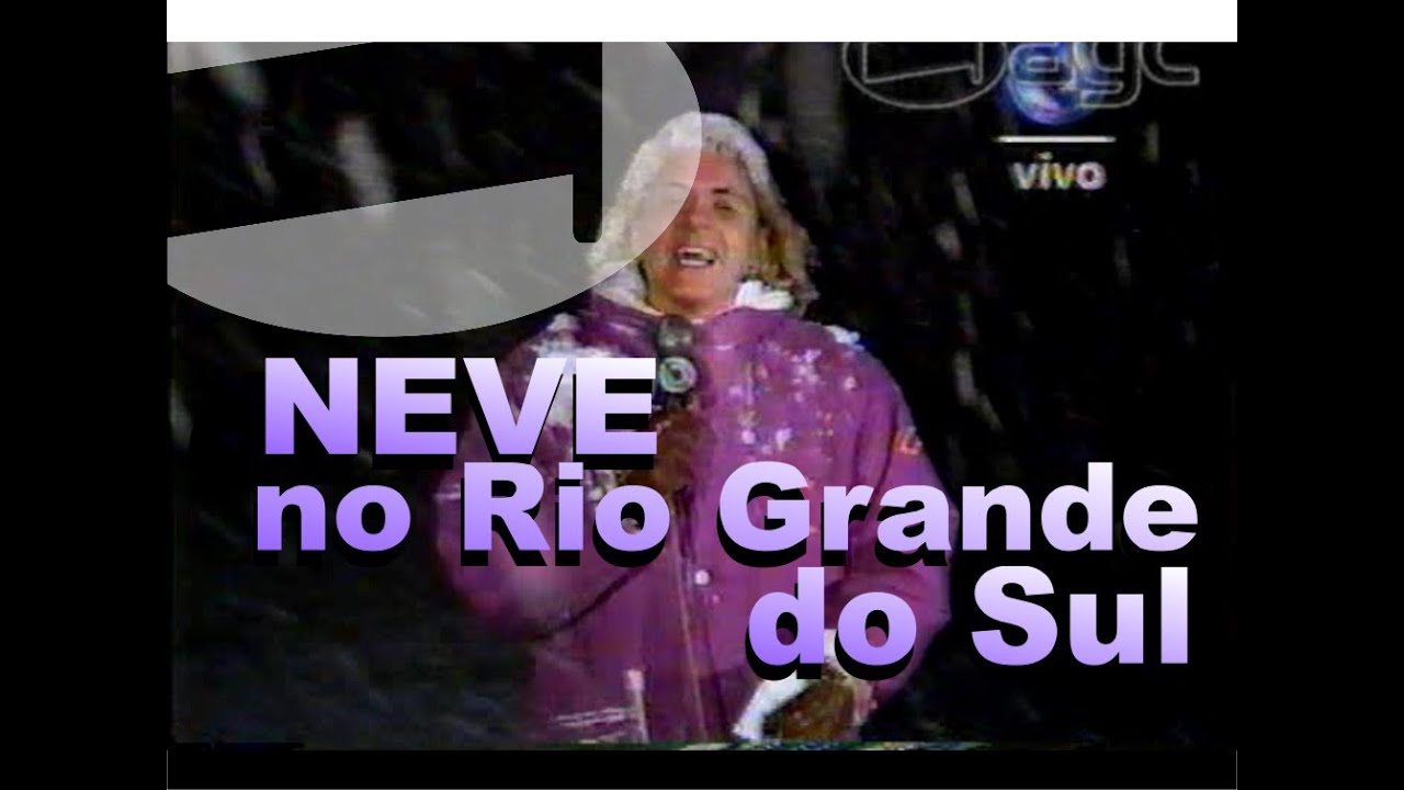 Neve no RS - RBS NOTICIAS - 08/07/1994