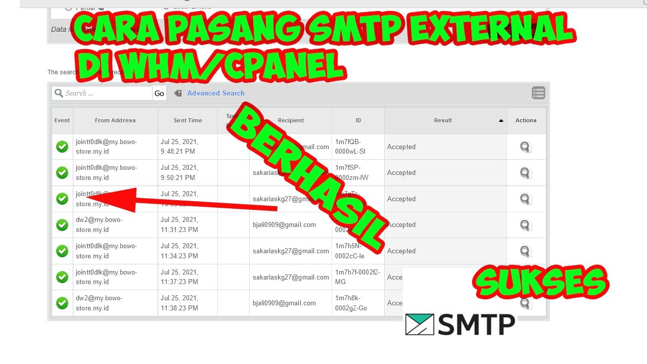 Cara Memasang SMTP External Di WHM