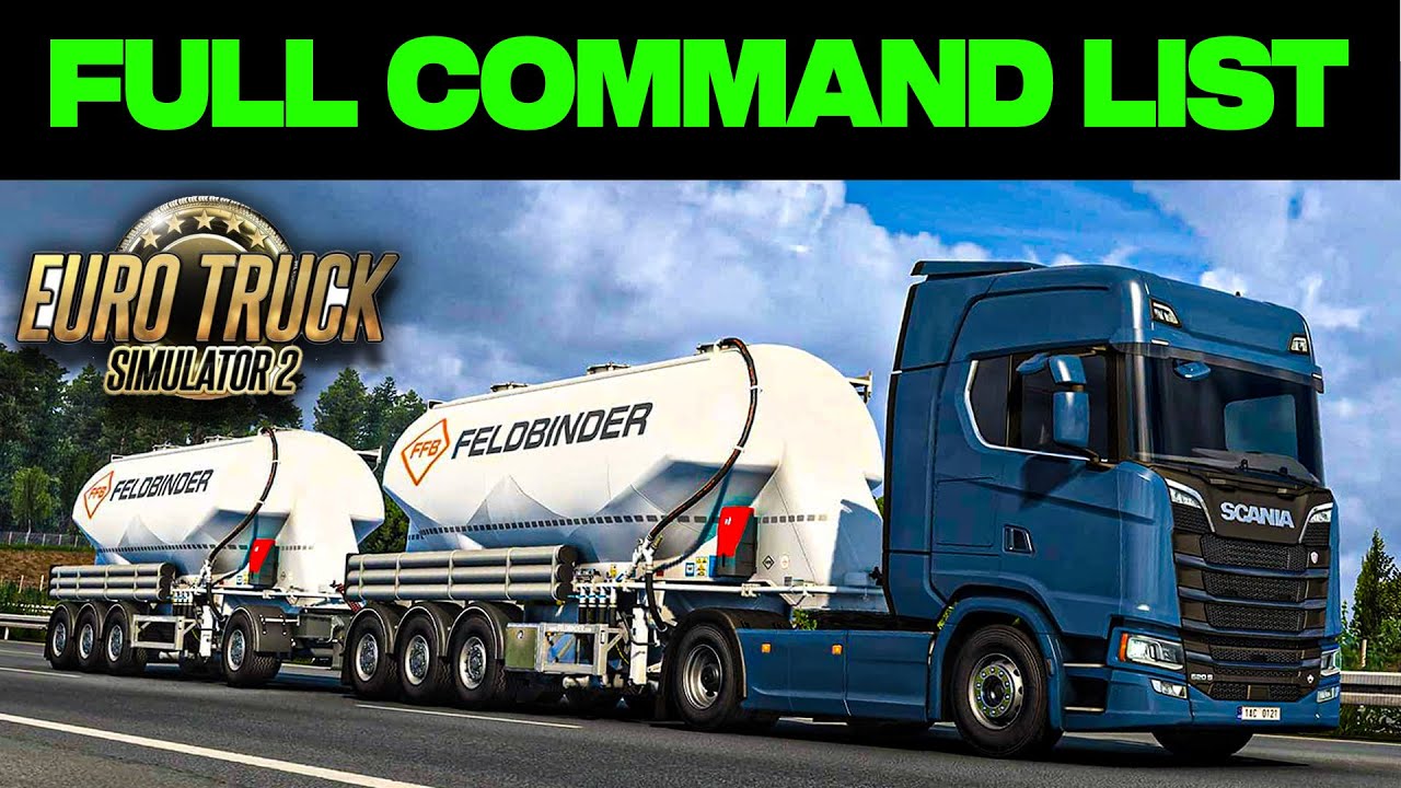 ПОЛНОЕ руководство по консольным командам для ETS 2 и ATS | (Настройки телепорта, времени, трафика)