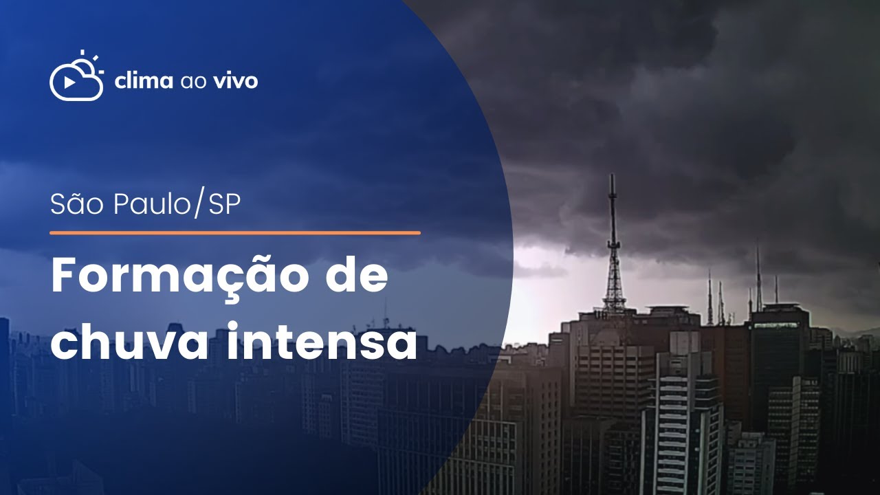 Forma&ccedil;&atilde;o de chuva intensa na Grande S&atilde;o Paulo - 15/03/22