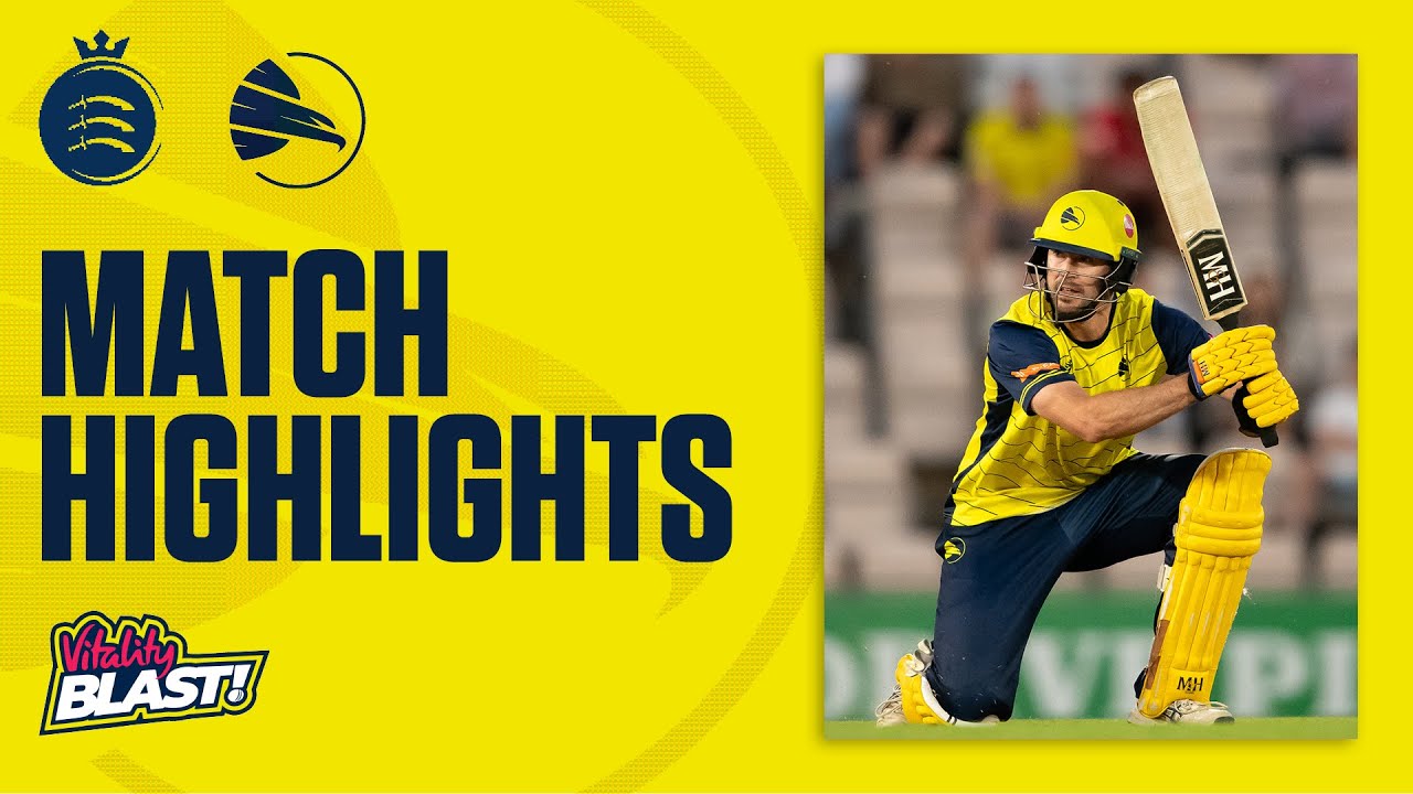 THE UNLIKELIEST OF FIGHTBACKS | Middlesex v Hampshire Hawks Men  - Vitality Blast Highlights