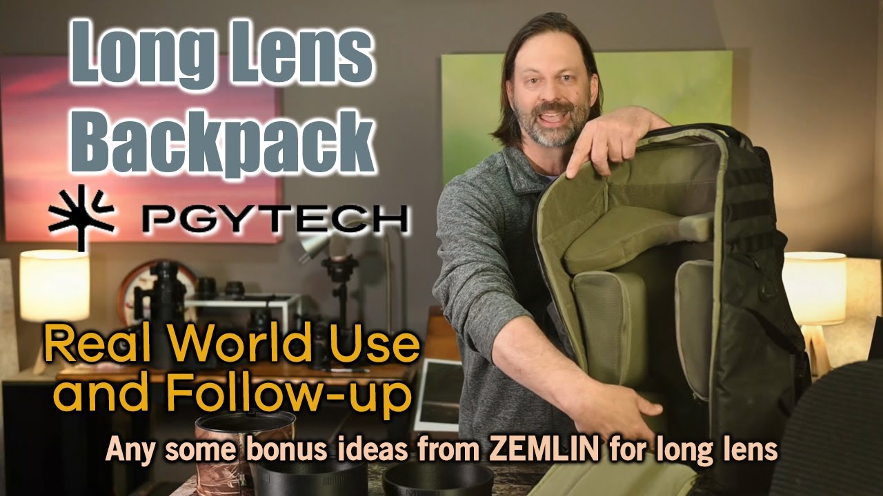 Long Lens Backpack by PGYTECH with Real World Usage