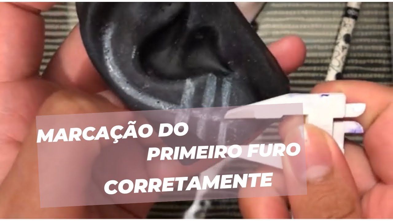 Marcação correta do primeiro furo