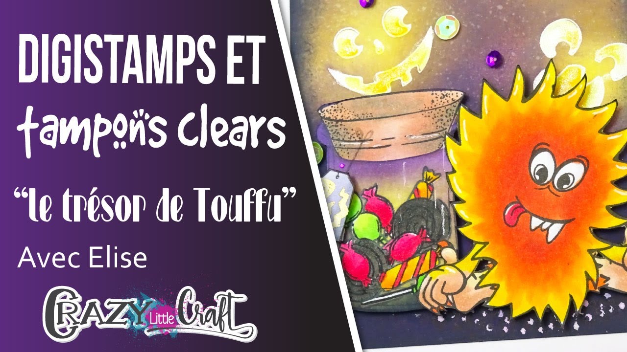 Carte d'Halloween :  Le trésor de Touffu