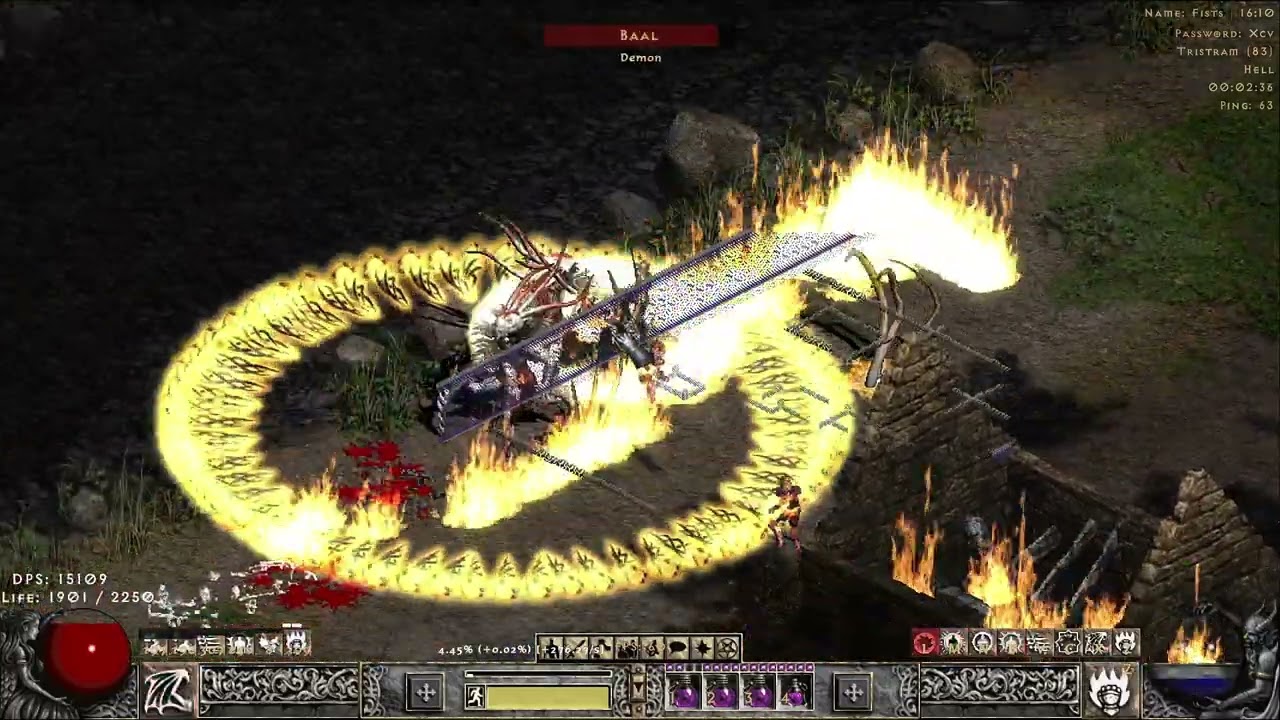 Project Diablo 2, season 12: GSF Fist of Fire Assassin vs Uber Tristram