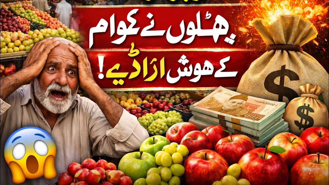 گوجرانوالہ منڈی میں پھلوں نے عوام کے ہوش اُڑا دیے! 🍎💸