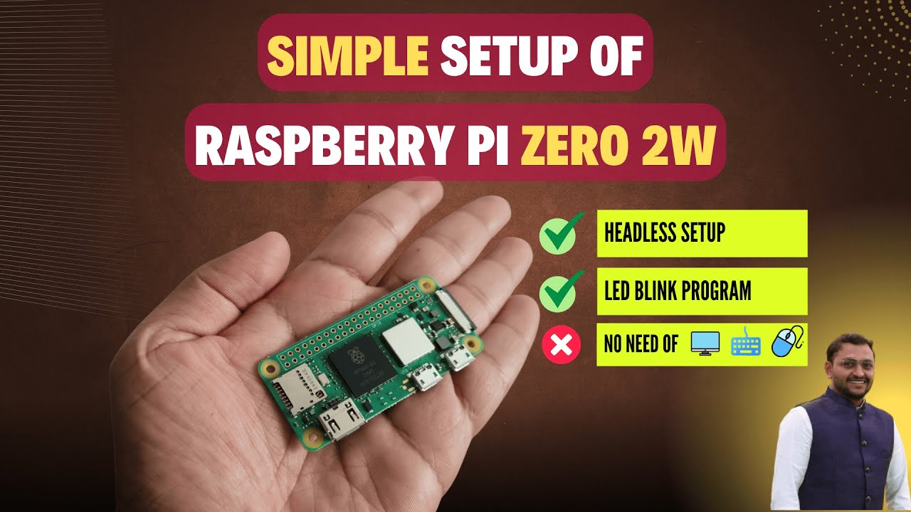 Raspberry Pi Zero 2W Setup + LED Blink Tutorial