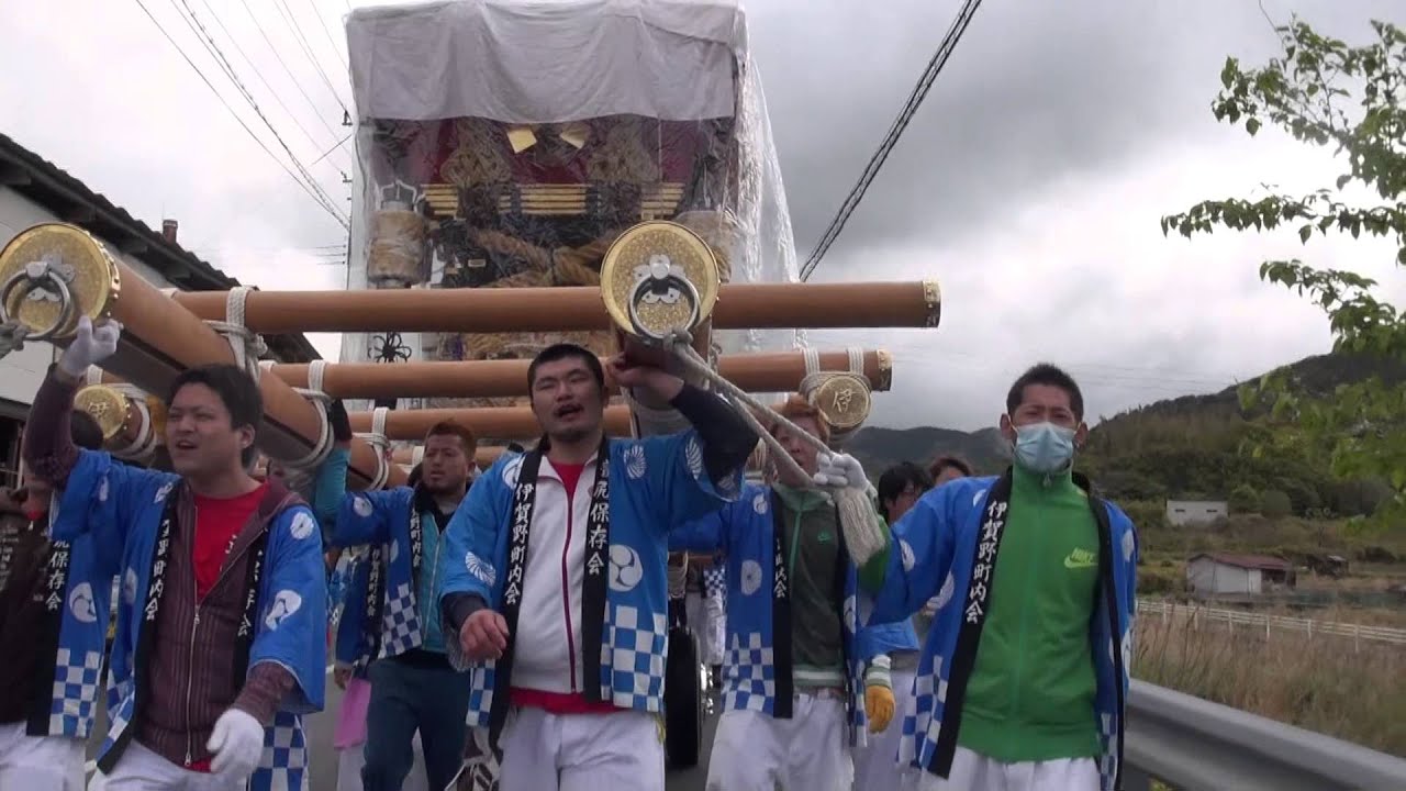 平成25年 阿万亀岡八幡神社春祭り お旅 伊賀野1 道唄 ちょいな節